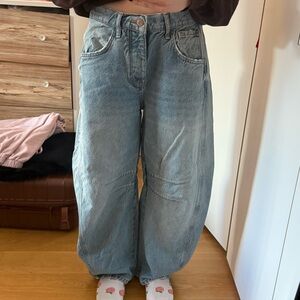 We The Free goodluck barrel jeans